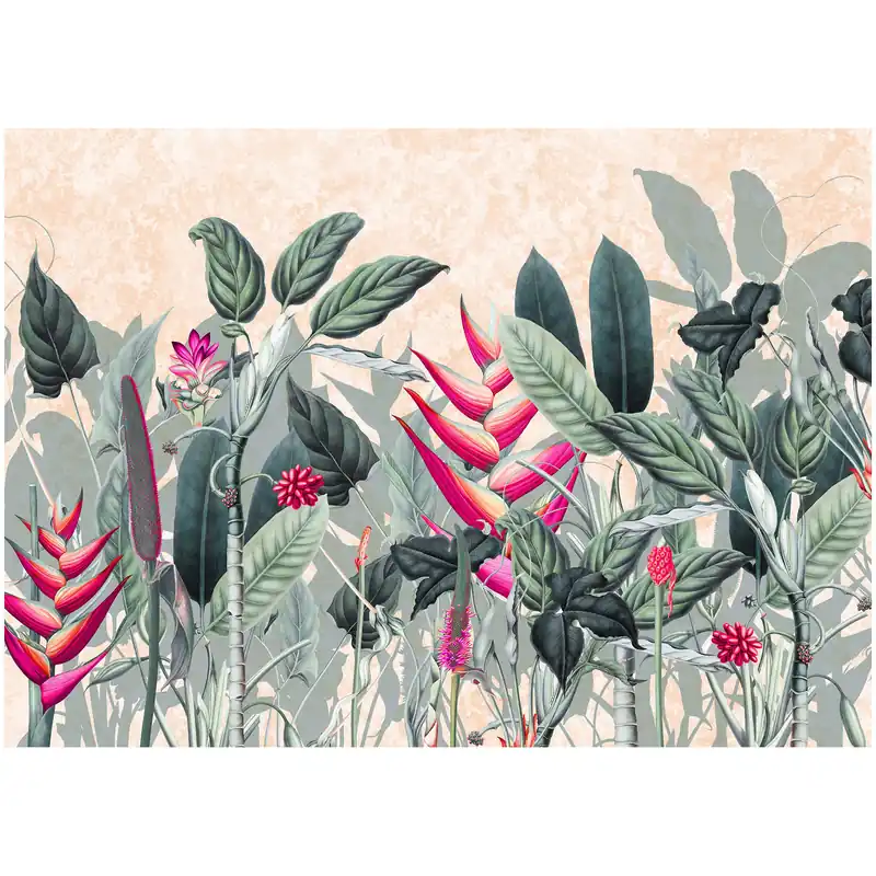 Komar Fototapete - Soft Jungle - 250 x 350 cm - Vlies Digitaldruck - Natur Ausverkauf