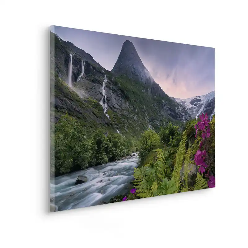 Sofort Bestellen Komar Leinwandbild Scandinavian Paradise - 60 x 90 cm - Keilrahmenbild - Natur