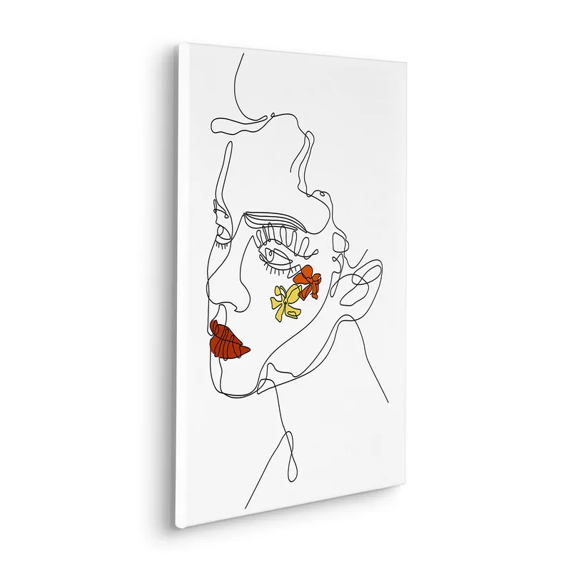 Abverkauf Komar Leinwandbild Frühlingsgefühle - 60 x 40 cm - Keilrahmenbild - Minimalistisch Modern