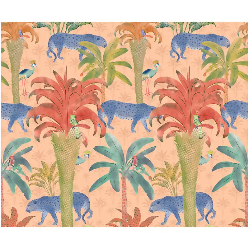 Komar Fototapete - Safari Pattern - 250 x 300 cm - Vlies Digitaldruck - Urban Top-Seller
