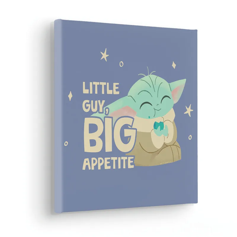 Meistverkauft Komar Leinwandbild Star Wars The Mandalorian Little Grogu Appetite - 30 x 30 cm - Keilrahmenbild - Kinderzimmer