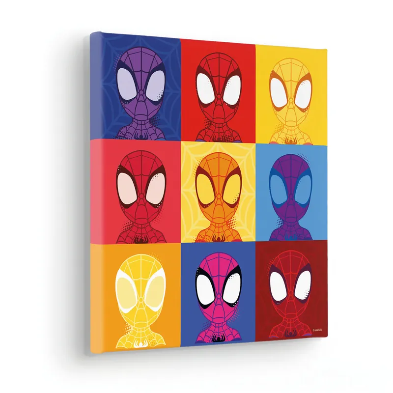 Komar Leinwandbild Marvel Spidey Symmetry - 30 x 30 cm - Keilrahmenbild Direktkauf
