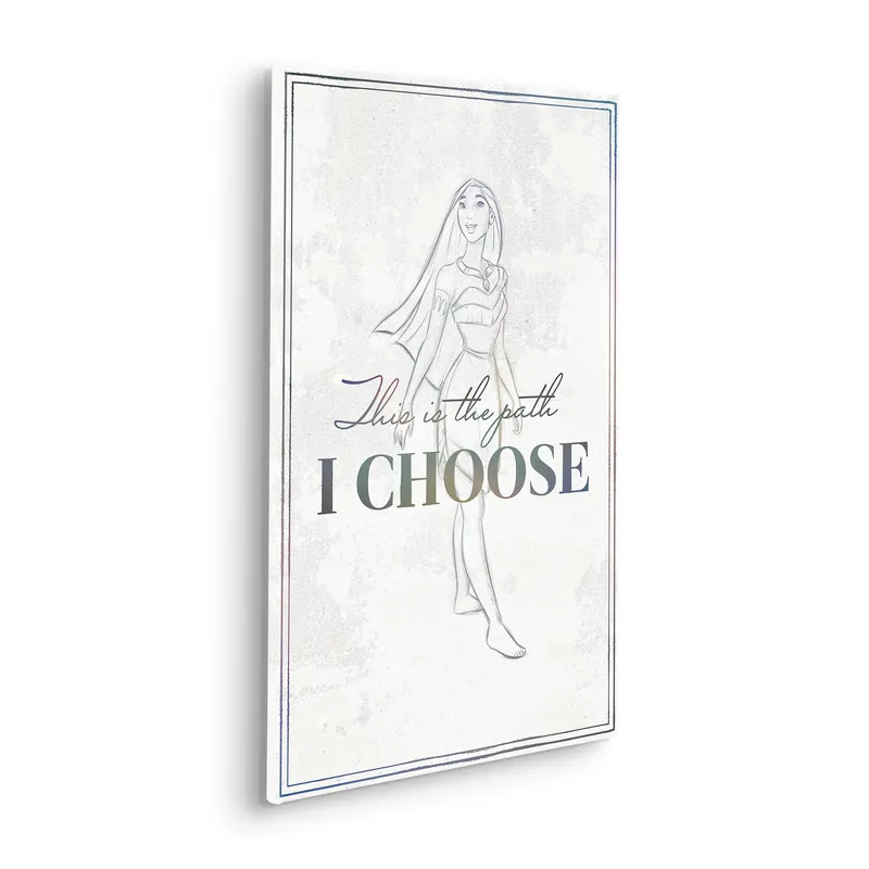 Ausverkauf Komar Leinwandbild Pocahontas Your Choice - 60 x 40 cm - Keilrahmenbild - Kinderzimmer