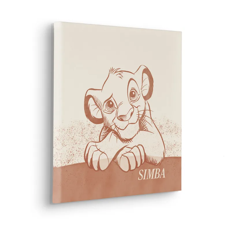 Solange Der Vorrat Reicht Komar Leinwandbild Disney The Lion King It´s Simba - 40 x 40 cm - Keilrahmenbild - Kinderzimmer