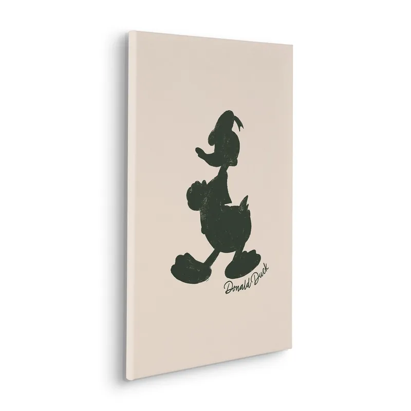 Must-Have Komar Leinwandbild Disney Donald Duck Stamp - 60 x 40 cm - Keilrahmenbild - Kinderzimmer