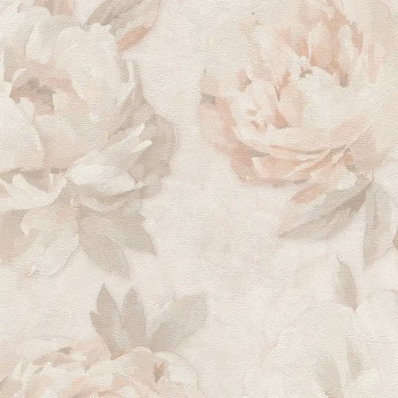 Markenware Vliestapete 791672 Creme Orange Blumen Floral Pintwalls III A.S. Creation