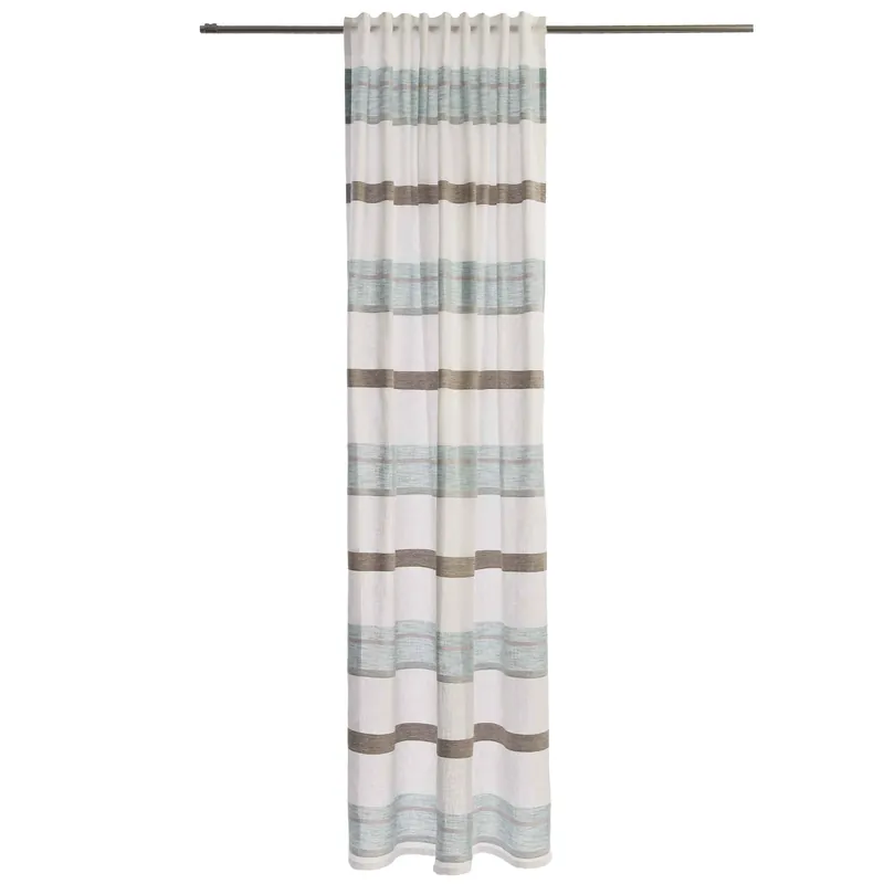 Schlaufenschal Amedeo V3-No.8 | versch. Farben | Vorhang mit verdeckten Schlaufen | halbtransparent Preis Gesenkt