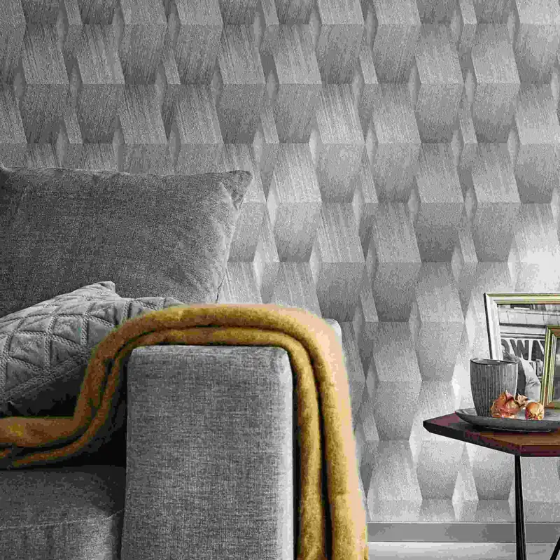 Bestseller Erismann Fashion for walls | 1004610 | Vliestapete 3D Tapete | 0.53 m x 10.05 m | Grau