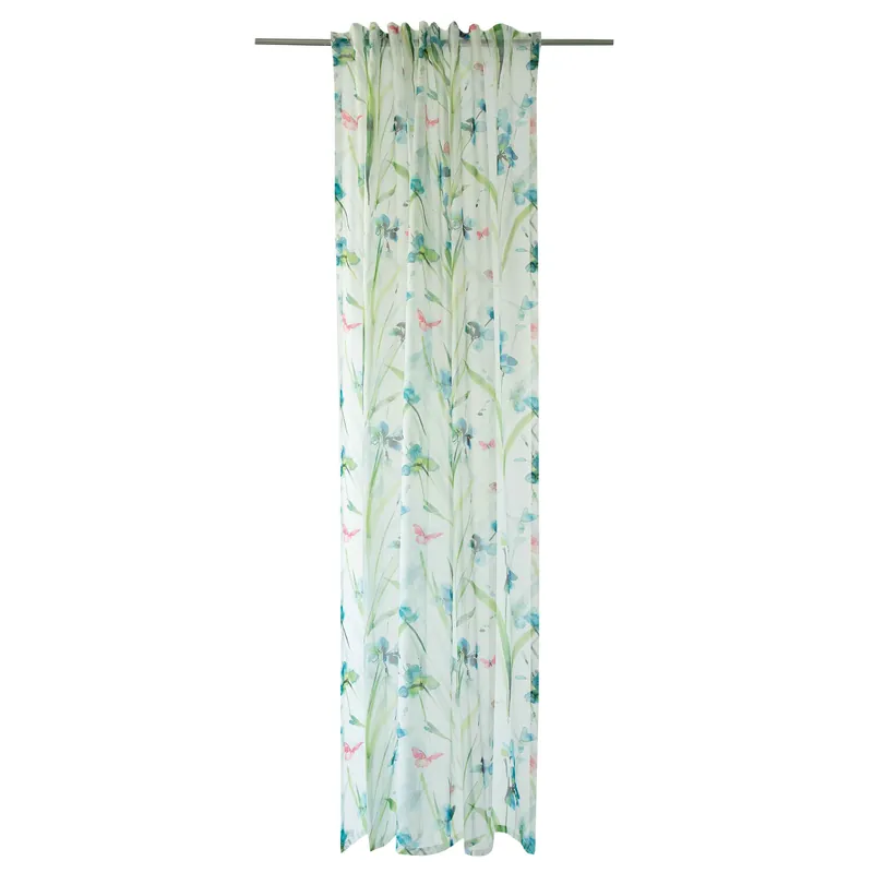 Schlaufenschal Giuseppina V3-No.26 | Bunt | Vorhang mit verdeckten Schlaufen | halbtransparent Saisonangebot