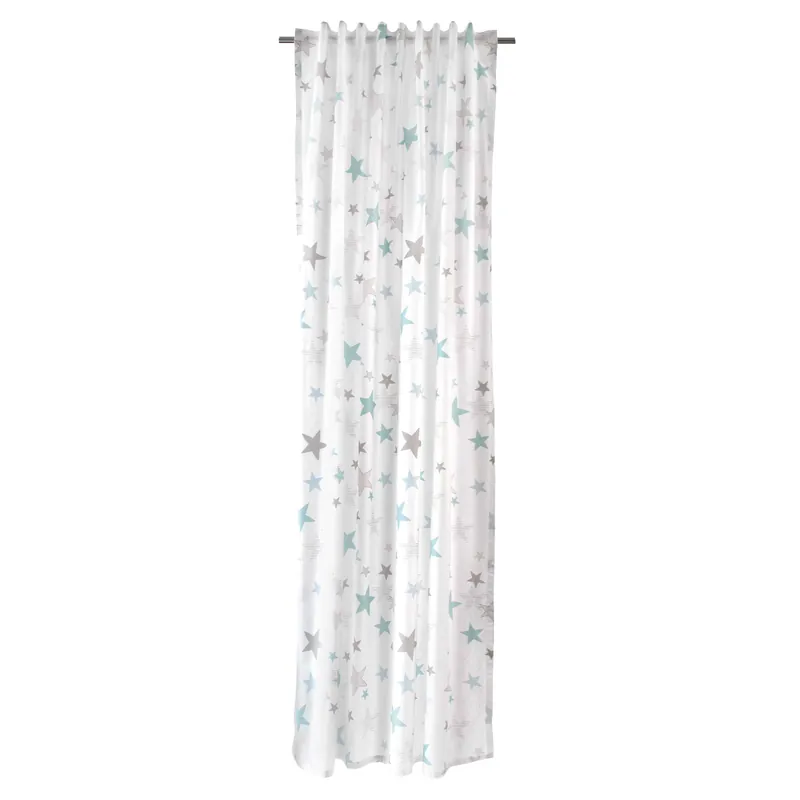 Sichere Zahlung Schlaufenschal Flavio V3-No.40 | versch. Farben | Vorhang mit verdeckten Schlaufen | halbtransparent