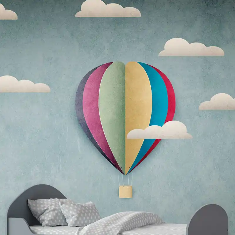 Neu Tadessi Fototapete Himmel M1-No.10320 Digitaldruck Tapete Blau - Modern Kinderzimmer Wolken Ballon