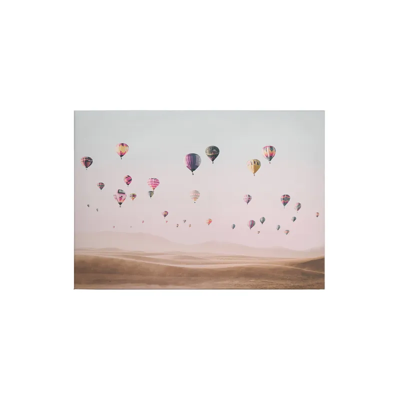 Begrenztes Angebot Tadessi Leinwandbild Ballons Himmel - 50 x 70 cm - M1-No.50273 - Keilrahmen in Blau Türkis