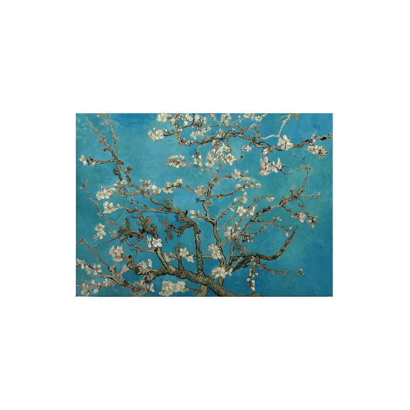 Zertifiziert Tadessi Leinwandbild Natur Floral - 50 x 70 cm - M1-No.50306 - Keilrahmen in Blau