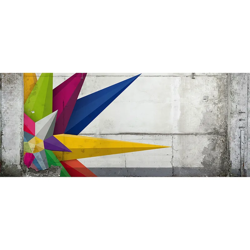 Tadessi Fototapete 3D M1-No.60002 Digitaldruck Tapete Bunt Grau - Abstrakt Modern 3D Tapete Bestseller