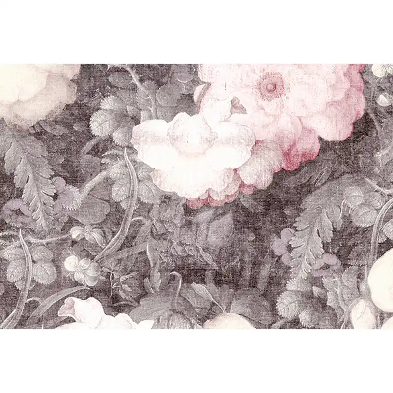 Begrenztes Angebot Tadessi Fototapete Blumen M1-No.60017 Digitaldruck Tapete Rosa Grau - Natur Rosen Floral