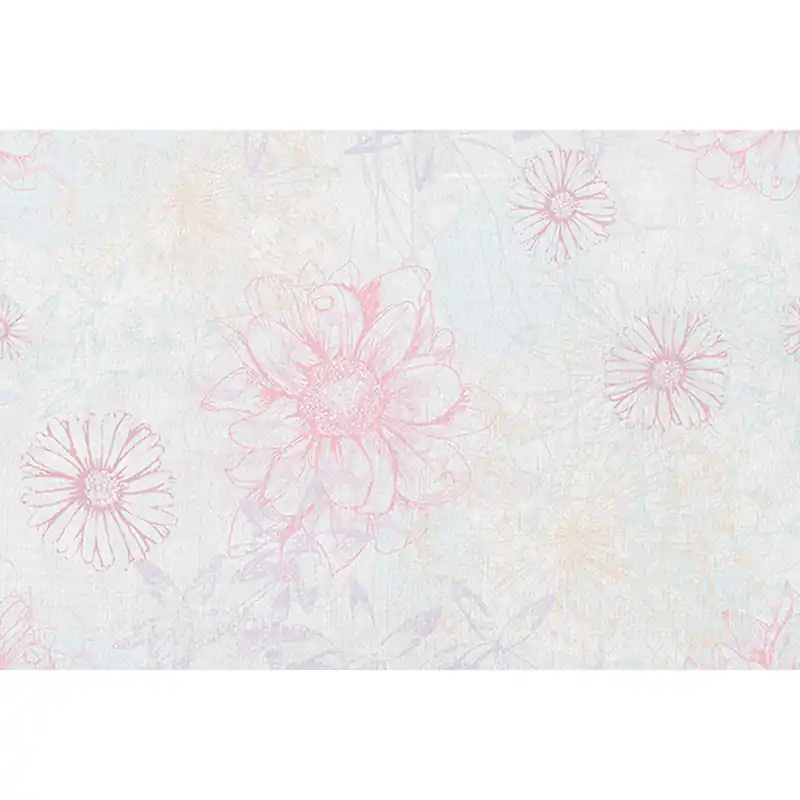 Geprüft Tadessi Fototapete Blumen M1-No.60121 Digitaldruck Tapete Rosa Weiß - Floral