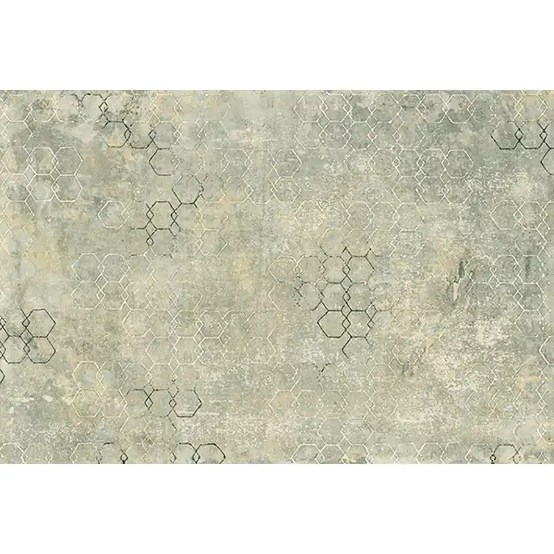 Tadessi Fototapete Grafik M1-No.60160 Digitaldruck Tapete Grün Weiß - Modern Metallic-Effekt Direktkauf