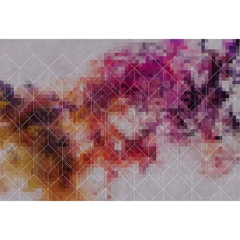 Tadessi Fototapete Abstrakt M1-No.60559 Digitaldruck Tapete Rot Rosa - Grafisch Top-Seller