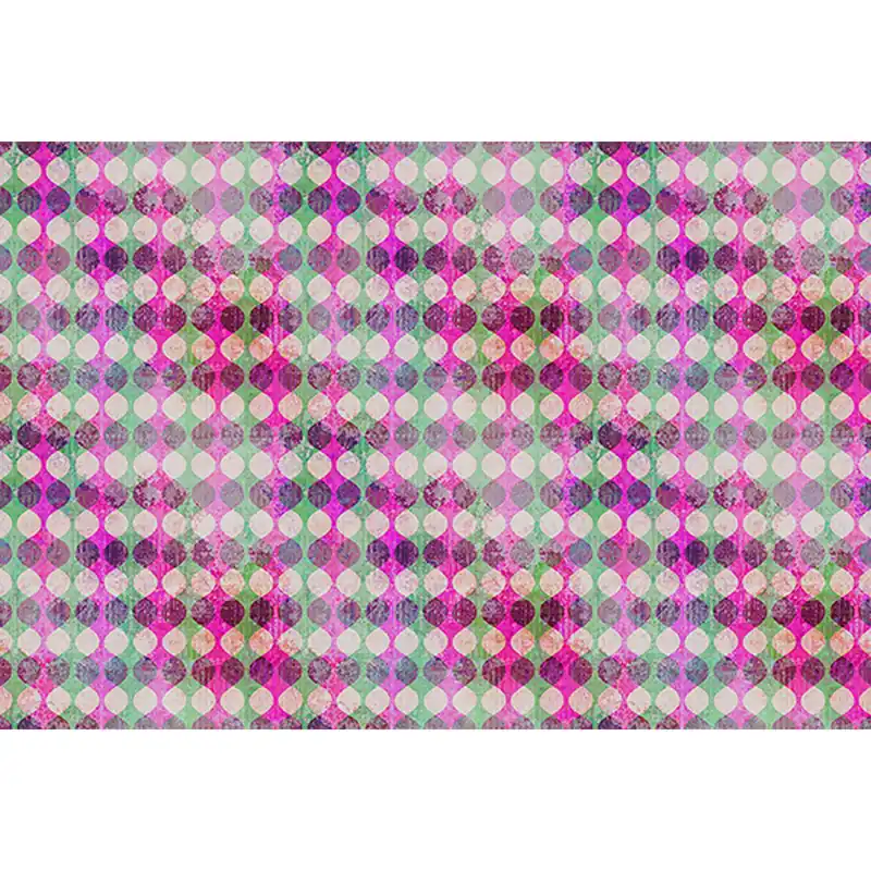 Tadessi Fototapete 3D M1-No.60824 Digitaldruck Tapete Pink Grün - Abstrakt Schneller Versand