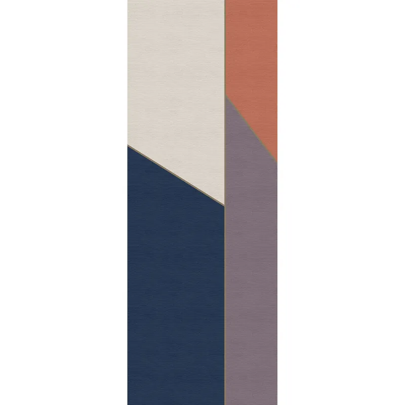 Tadessi Fototapete Abstrakt M1-No.60831 Digitaldruck Tapete Blau Orange - Grafisch Nur Für Kurze Zeit