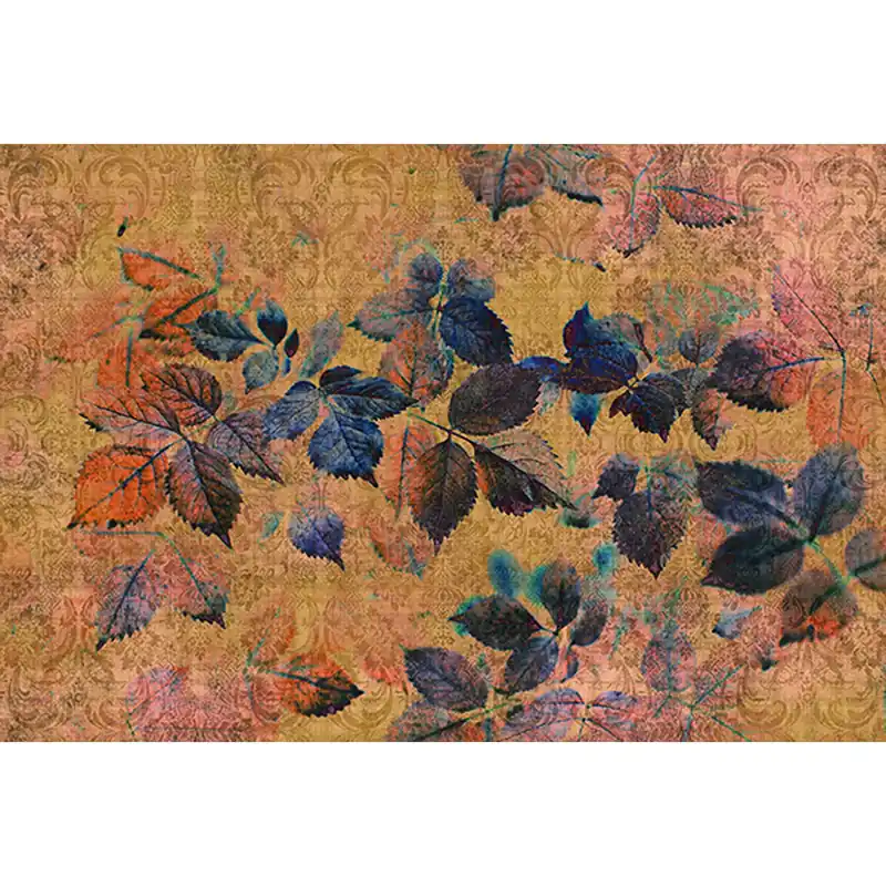 Tadessi Fototapete Natur M1-No.60851 Digitaldruck Tapete Orange Blau - Floral Neu Im Sortiment