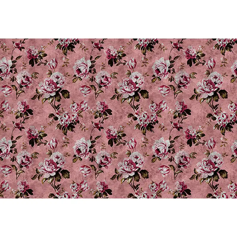 Tadessi Fototapete Blumen M1-No.60989 Digitaldruck Tapete Rosa Braun - Rosen Markenprodukt