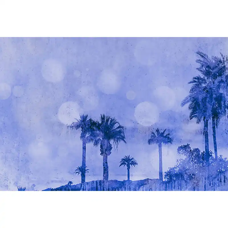 Tadessi Fototapete Orientalisch M1-No.61010 Digitaldruck Tapete Blau - Palmen Sale