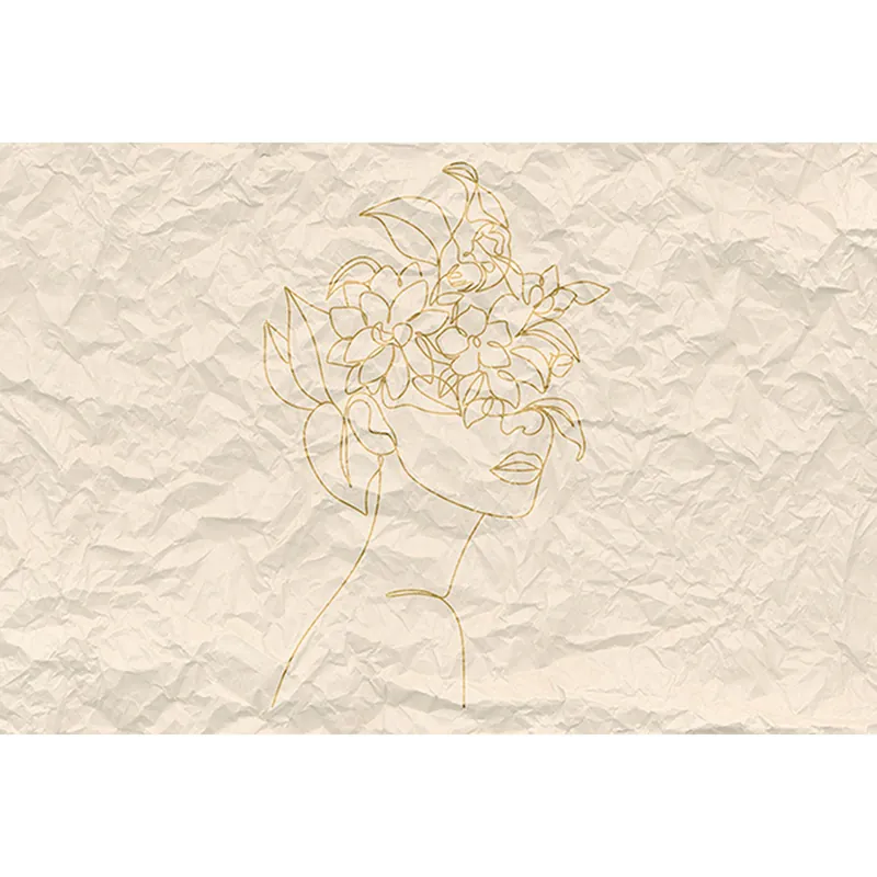 Tadessi Fototapete Modern M1-No.61121 Digitaldruck Tapete Beige Gelb Preis Gesenkt
