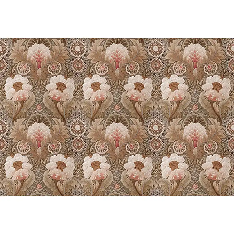 Tadessi Fototapete Blumen M1-No.61224 Digitaldruck Tapete Braun Rosa - Vintage Neue Kollektion