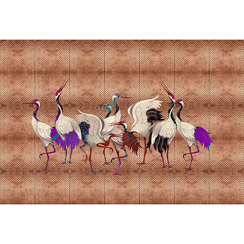 Neue Ware Tadessi Fototapete Vögel M1-No.61428 Digitaldruck Tapete Bronze Weiß - Tiere