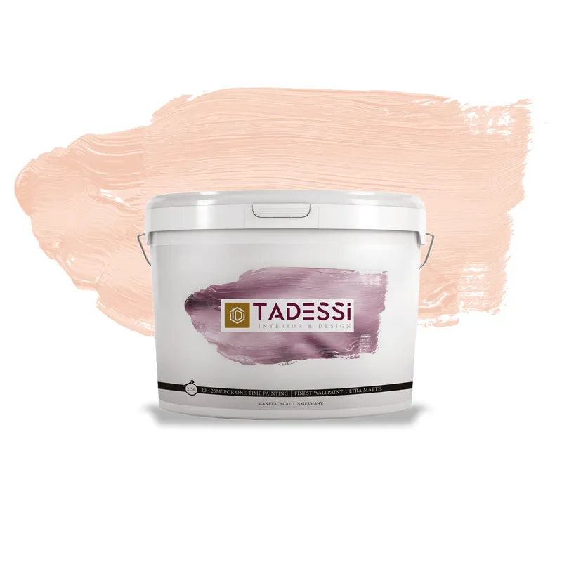 Angebot TADESSI Color Vista - Wandfarbe Pastell Beige - Rosenquarz - Hochwertige matte Innenfarbe