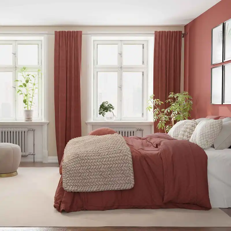 Top-Preis Schlaufenschal Amalia V3-No.39 | versch. Farben | Vorhang mit verdeckten Schlaufen | blickdicht