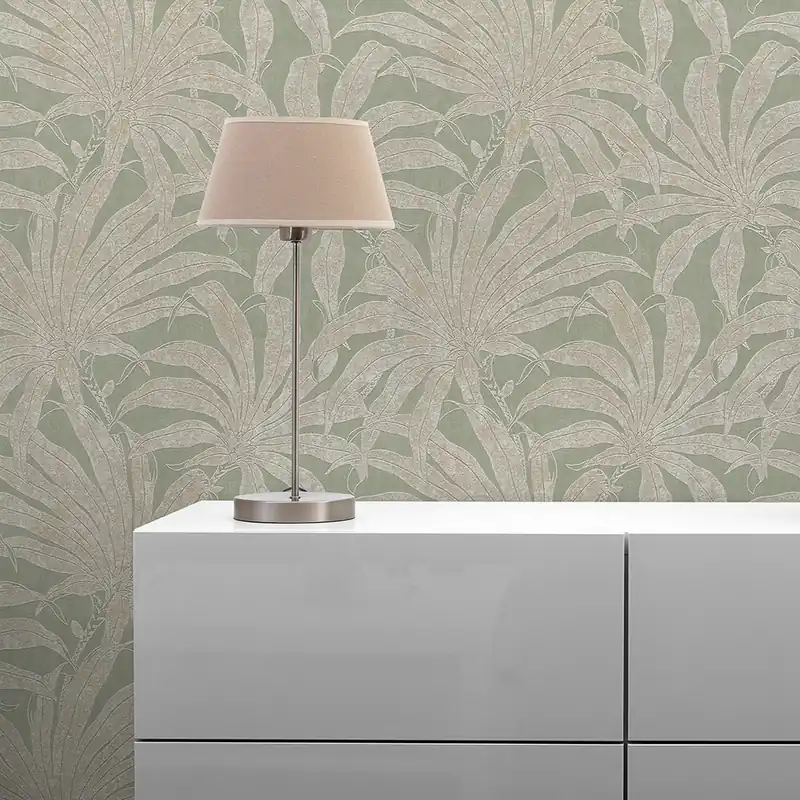 Top-Angebot Tapete Lenni Blumen M1-No.10999 Vlies Grün Gold Tadessi 10.05 m x 0.53 m