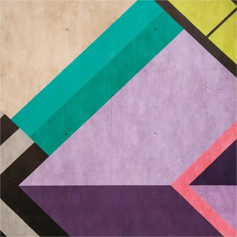 Tadessi Fototapete Grafik M1-No.11792 Digitaldruck Tapete Bunt Violett - Abstrakt Wohnzimmer Schneller Versand