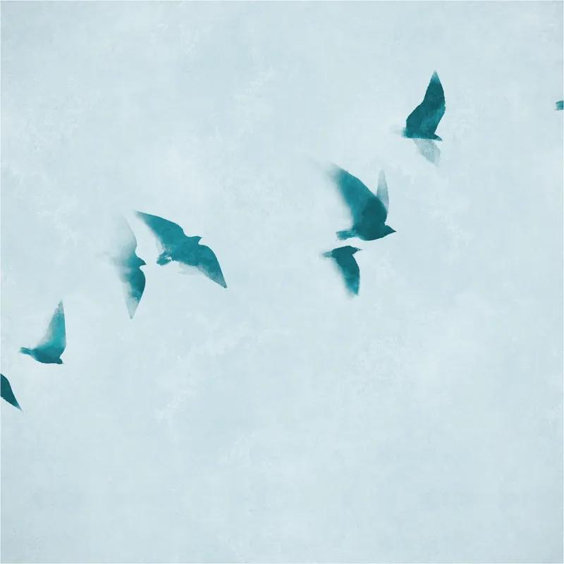 Jetzt Bestellen Tadessi Fototapete Himmel M1-No.11800 Digitaldruck Tapete Blau - Vögel Wohnzimmer Schlafzimmer