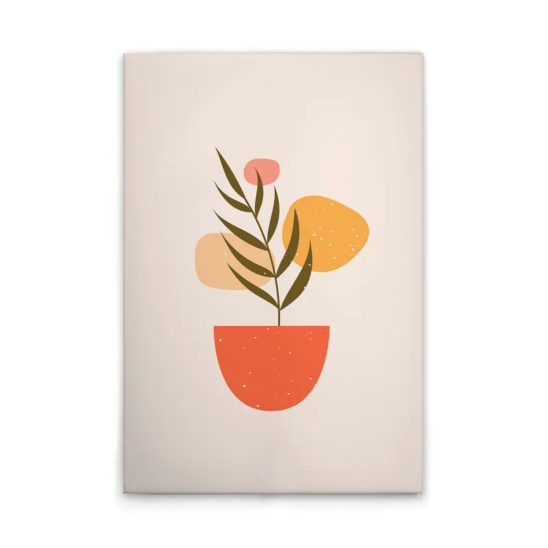 Bestseller Tadessi Leinwandbild Japandi Bild - 60 x 90 cm - M1-No.51631 - Keilrahmen in Creme Bunt