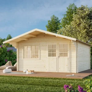 Begrenztes Angebot Gartenhaus Maria 2 / Britta 17,5m²