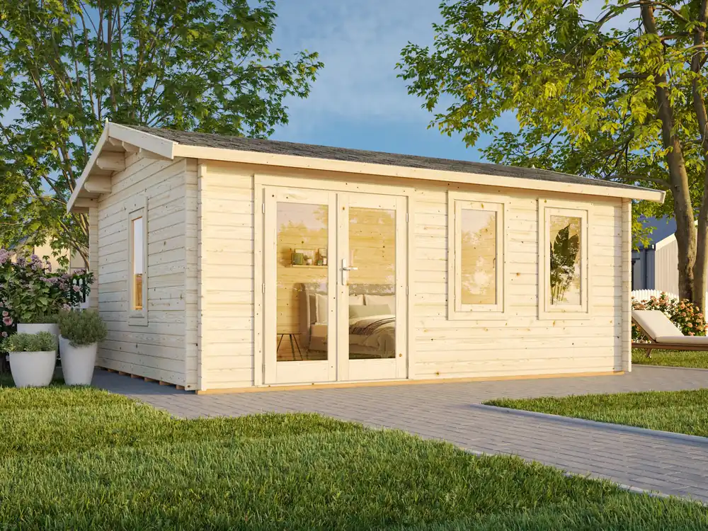 Nur Für Kurze Zeit Gartenhaus Iris 3 ISO / 19,1m²