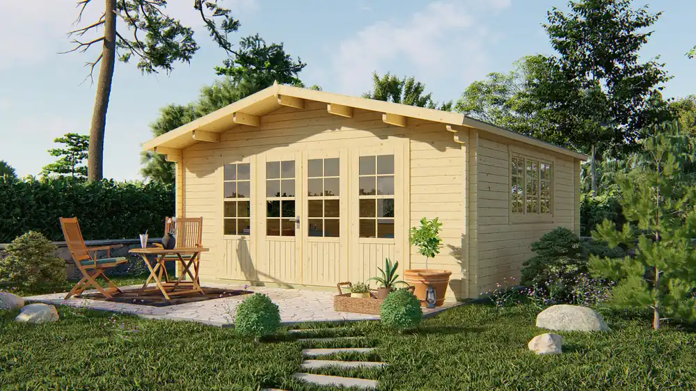 Abverkauf Gartenhaus Southampton ISO