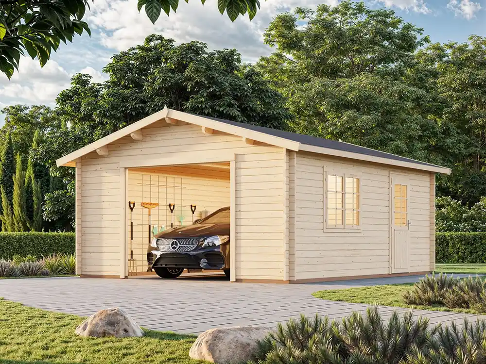 Nur Heute Holzgarage Roger 23,9 m² ISO