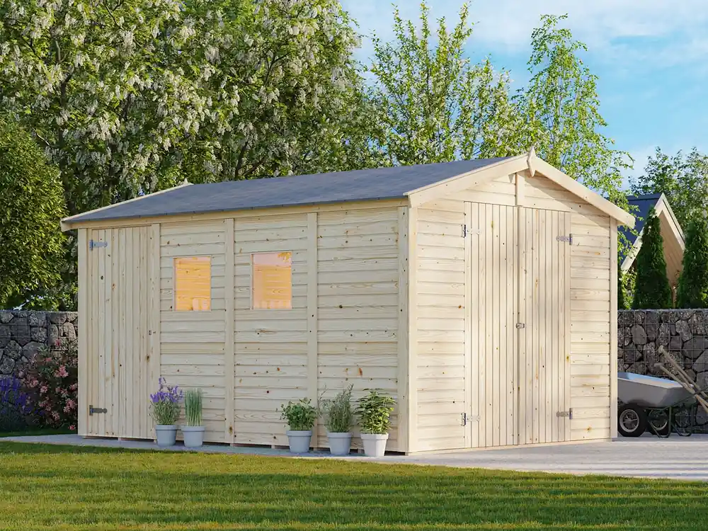 Bestpreis Gerätehaus Dan 3 / 9,9 m²