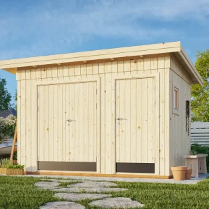 2-Raum-Gartenhaus Kalle 1 / 6,6m² Neuheit