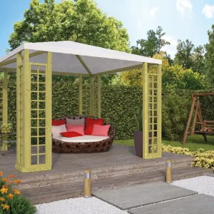 Gartenpavillon mit Dachplane Heißes Angebot