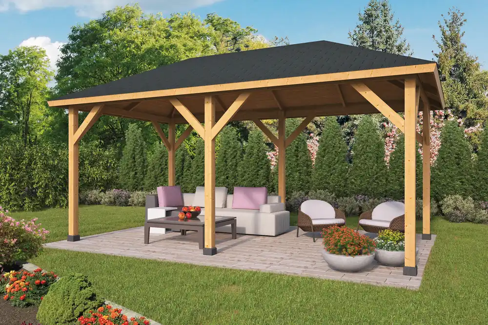 Preiswert Gartenpavillon Corfu aus Douglasie
