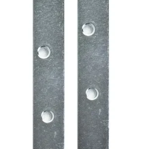 Echt 1 x Verbindungsplatte zur Fundamentbefestigung 120x40 mm
