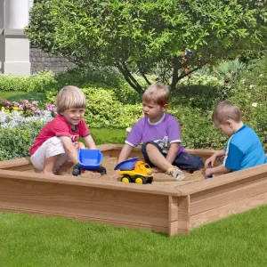 Mega-Angebot Sandkasten Lotta 150x150 cm Lärche