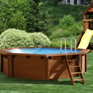Holzpool Bali 8-eckig Ø 355 cm Preisreduziert