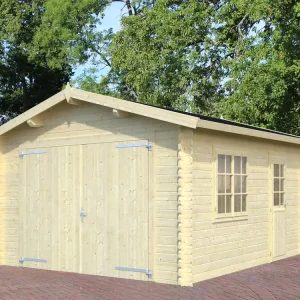 Garantierte Lieferung Holzgarage Tony WW-38