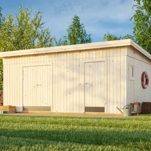 Billig 2-Raum-Gartenhaus Kalle 3 / 16,9 m²