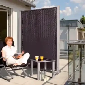 Sichtschutzelement Screen Graphit Echt